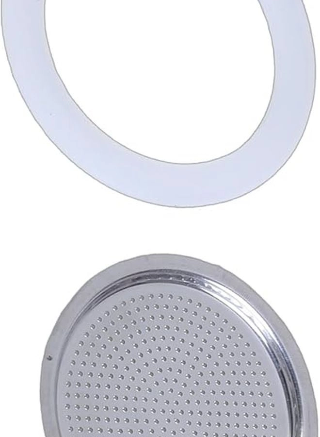 Silicone Gasket And Stainless Steel Filter - For Espresso Machine Hand Wash