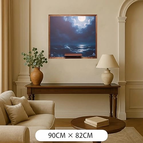 Wall Mount Display Stand - Compatible with 10365 Walnut wood