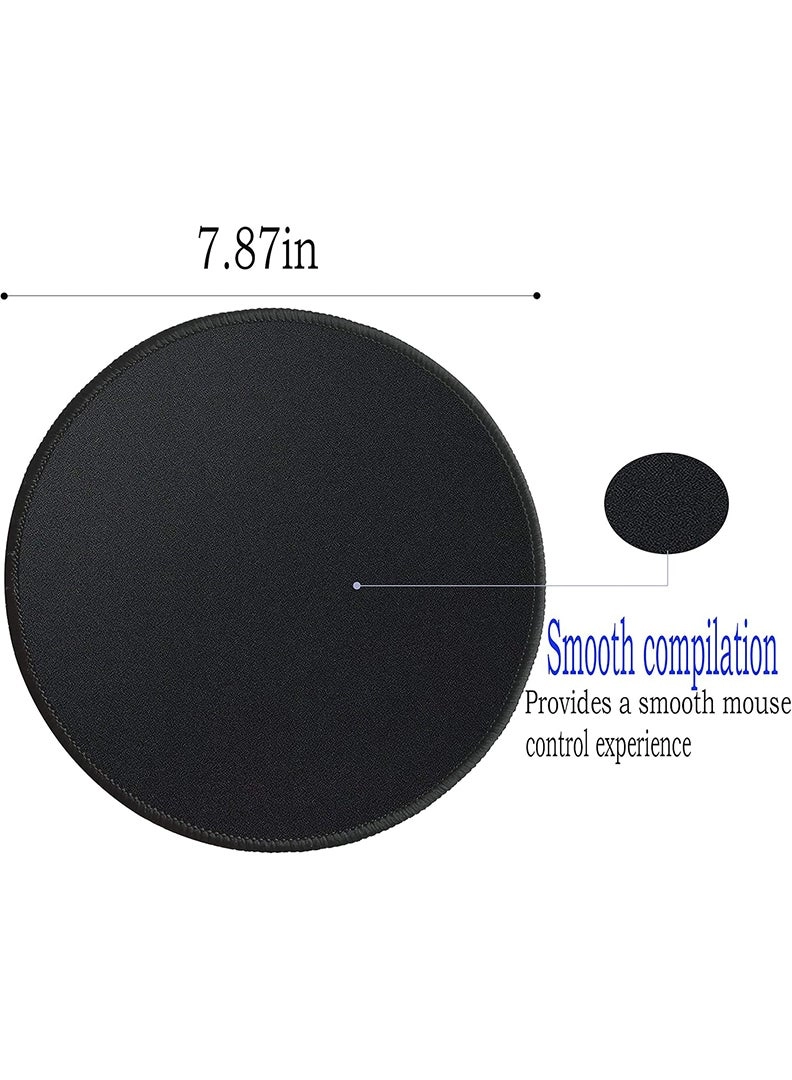 Round Lycra Cloth Gaming Mouse Pad
