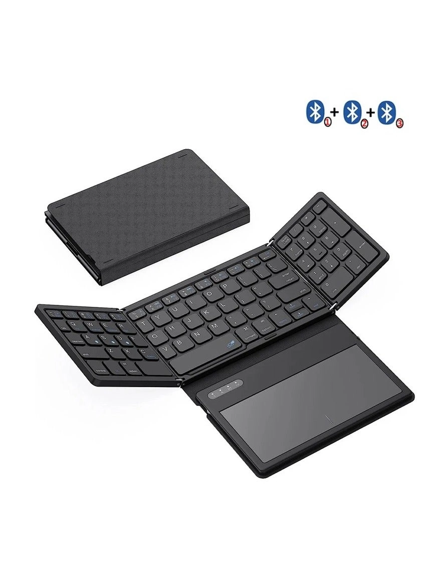 shopi.ae Foldable Keyboard - Full-Size Wireless