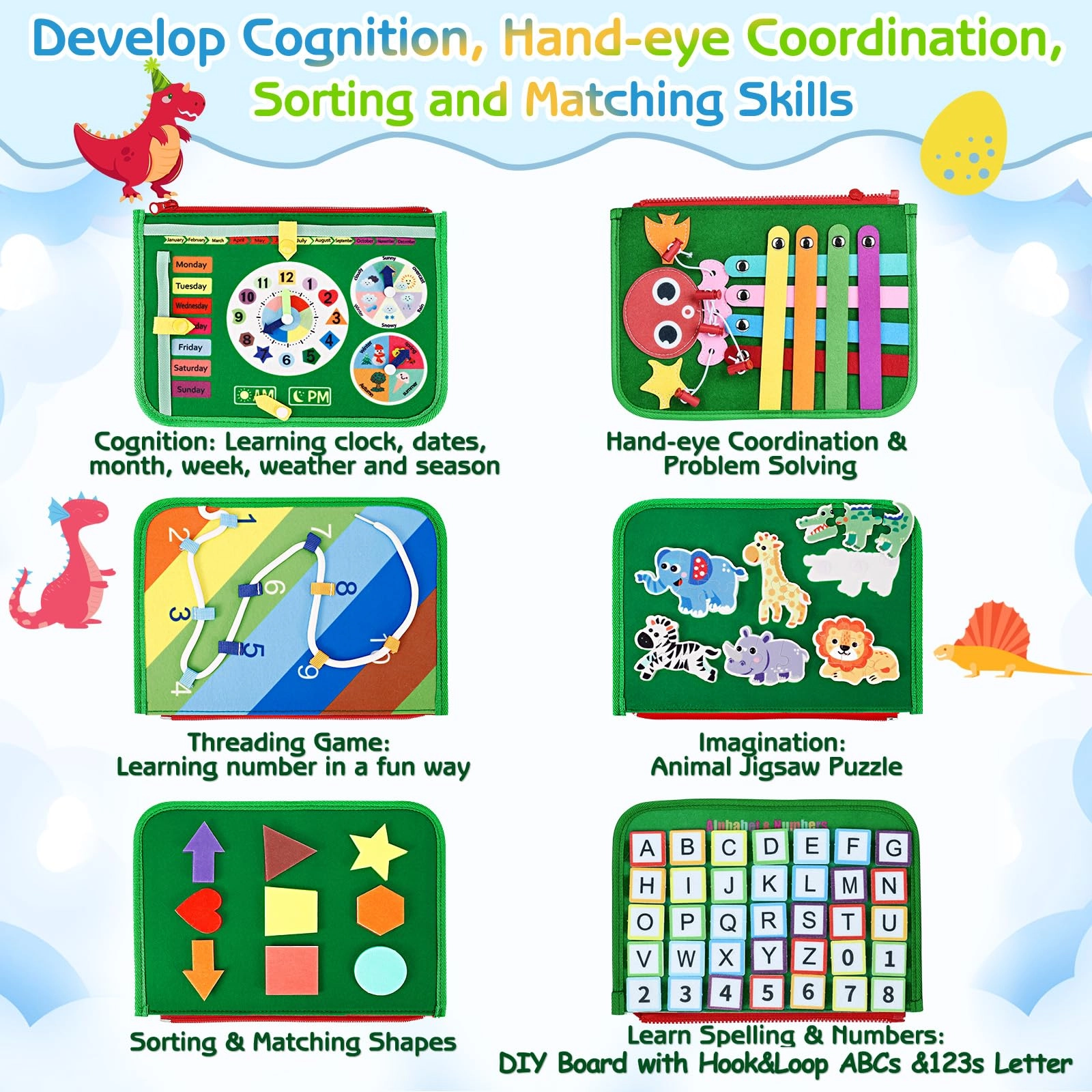 Alphabet Busy Board - 3 years+