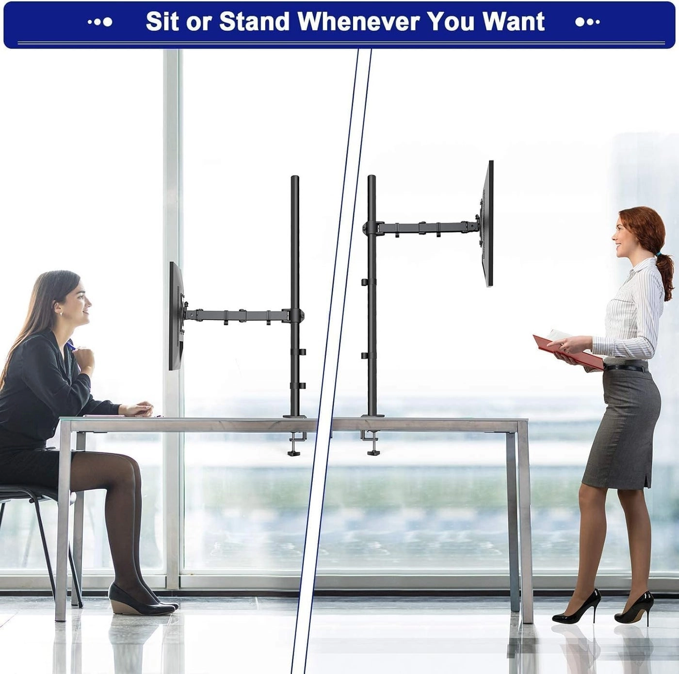 Single Monitor Arm - 13 to 32 Inch 75x75mm 100x100mm