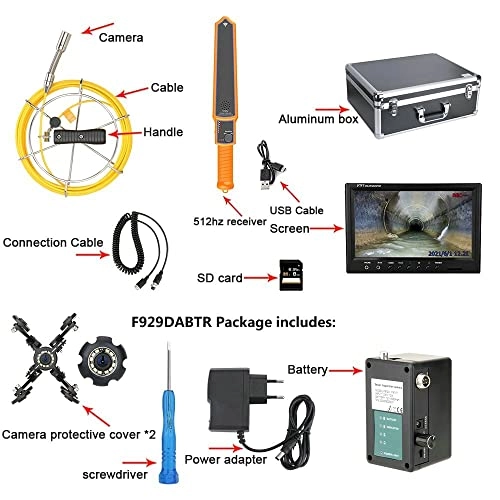 Pipe Inspection Sewer - 50m 4.3inch IP68