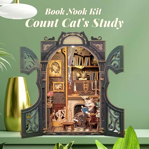Book Nook Kit - Count Cat's Study