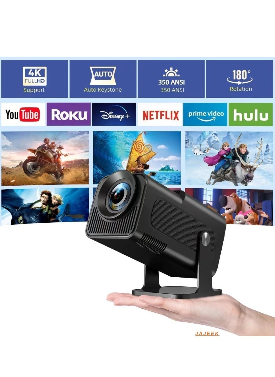 HD Smart Projector 120ANSI Lumens