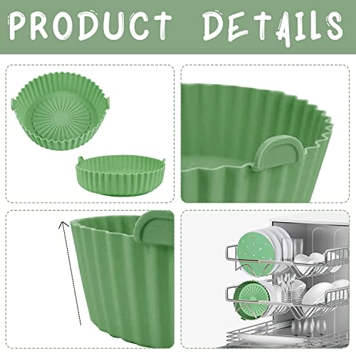 Air Fryer Silicone Pot - Silicone 2 pcs