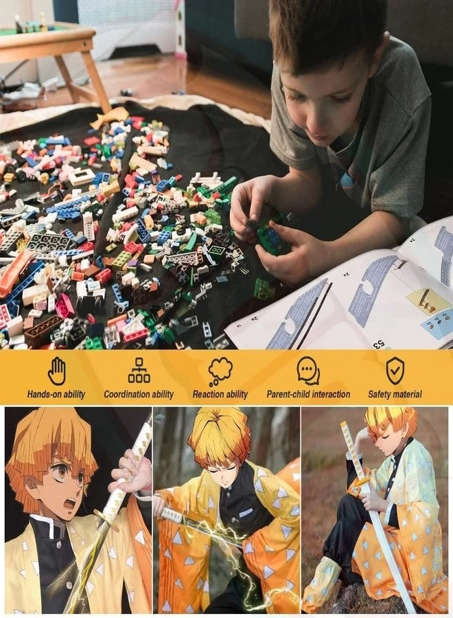 Zenitsu Sword - 39in with Scabbard and Stand