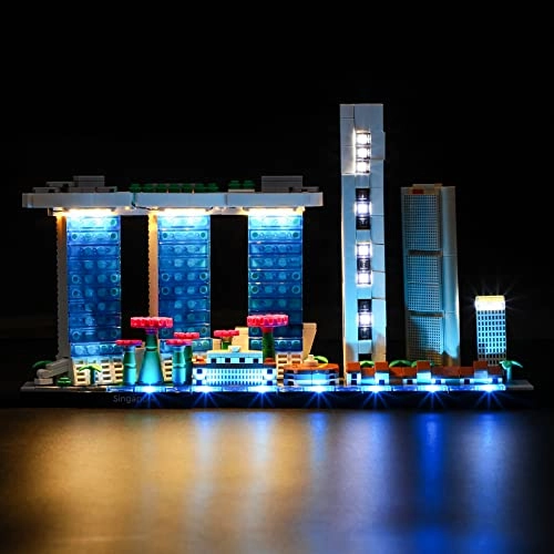 Lighting Set for LEGO Architecture Singapore 21057 - Acrylonitrile Butadiene Styrene 6