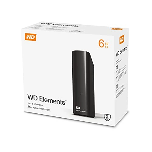 Elements Desktop - 6TB 3.5-inch HDD
