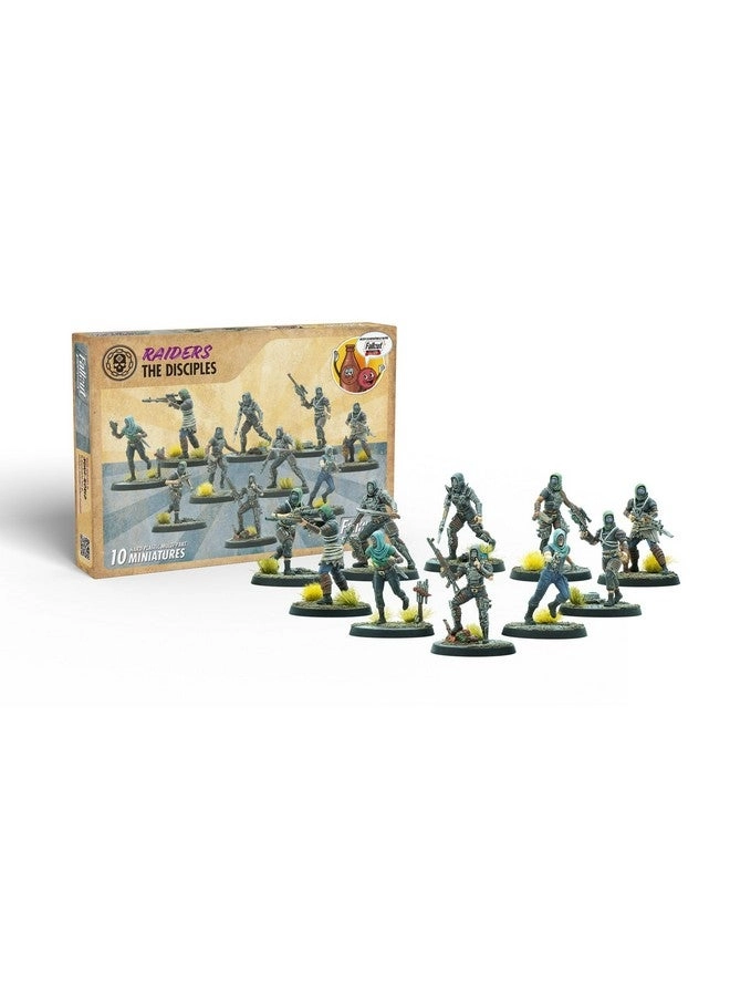Fallout Wasteland Warfare: Raiders - The Disciples - 10 Unpainted Figures Nuka World Wave