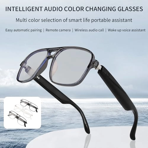 Smart Bluetooth Glasses - Bluetooth 5.4 Silver