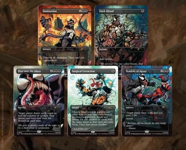 Magic: the Gathering Secret Lair x Marvel's Spider-Man: Venom Unleashed