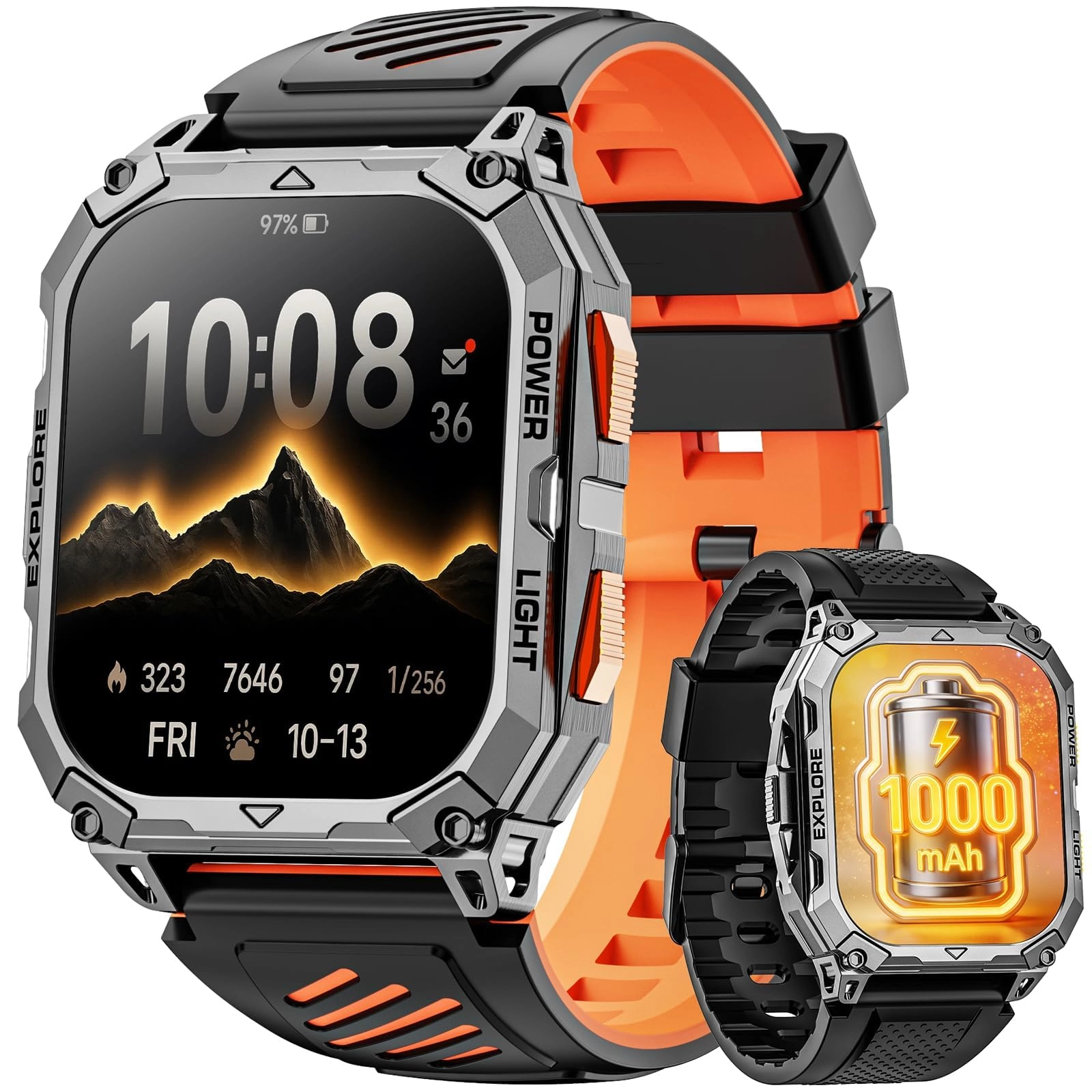 Hwagol Military Smart Watch Alloy