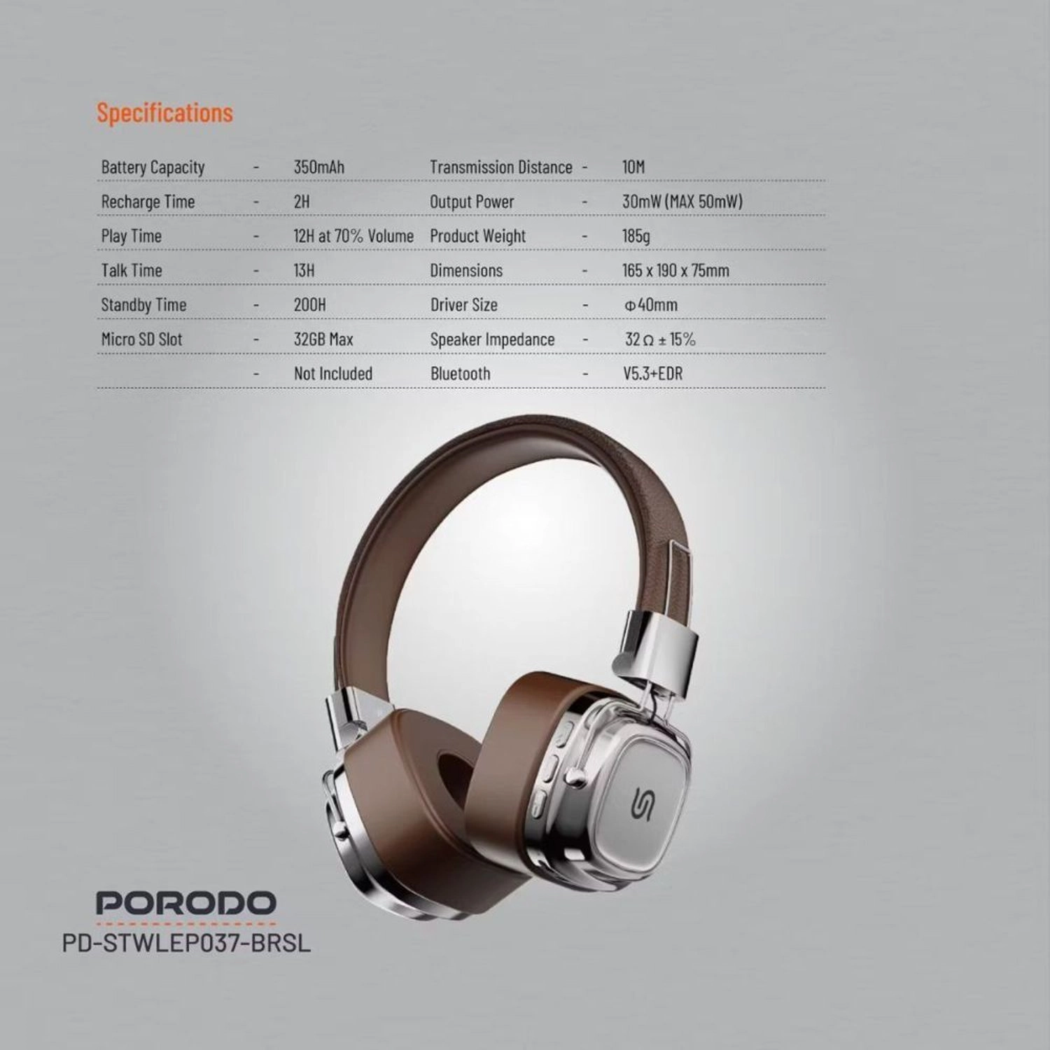 Soundtec Vintage Wireless Headphone