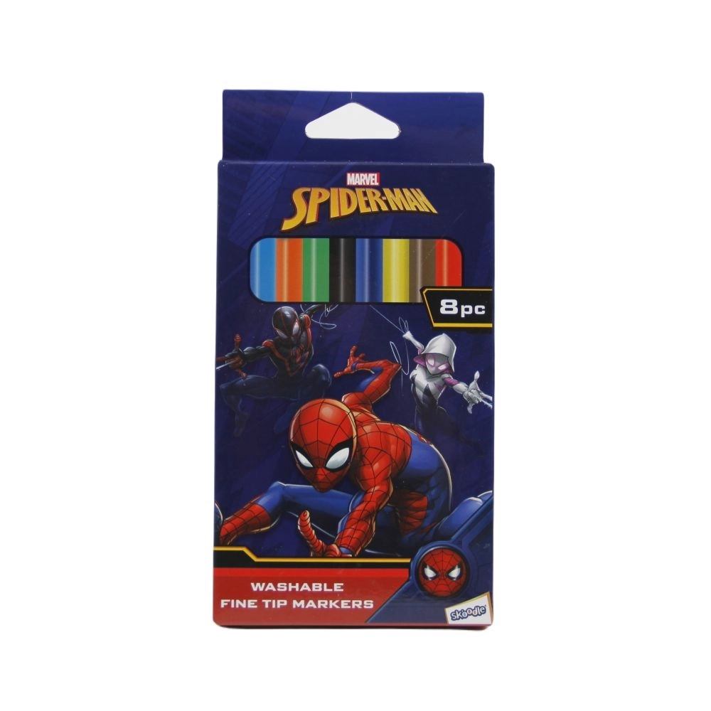SKOODLES Marvel Spiderman - Bright Colors Fine tip