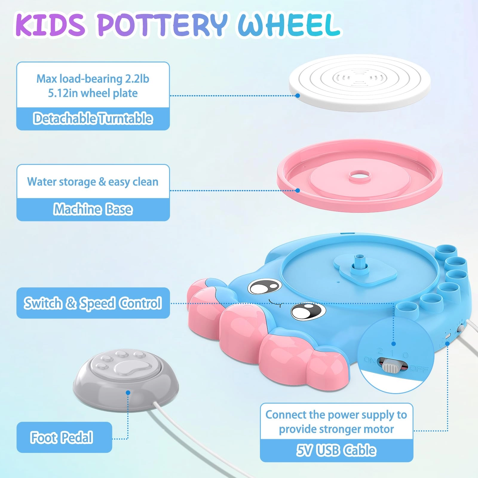 Pottery Wheel - 1.2 Kg