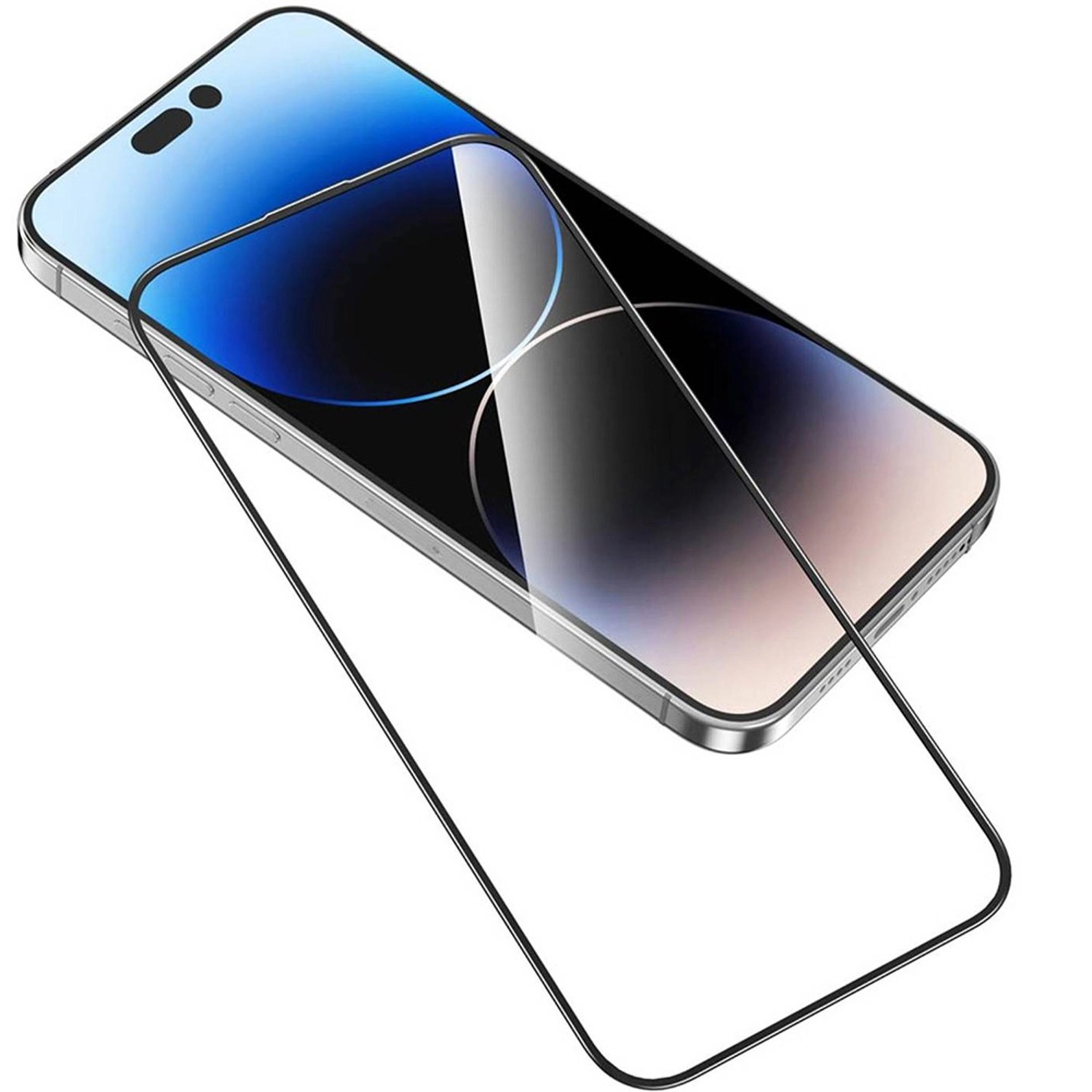 3D Glitter Curved Screen Protector for iPhone 15 Pro Max