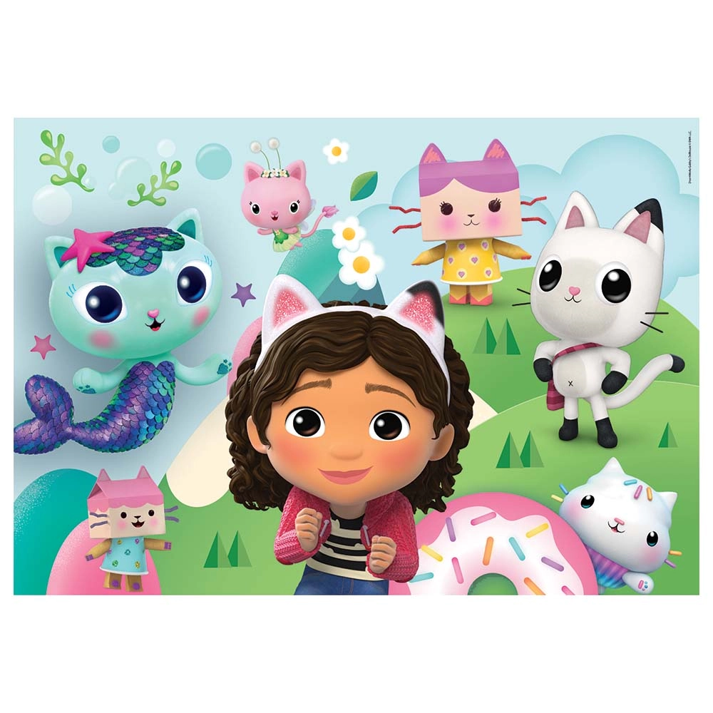 Gabby Dollhouse 2-in-1 Puzzle (AL-24804) - 120 pcs