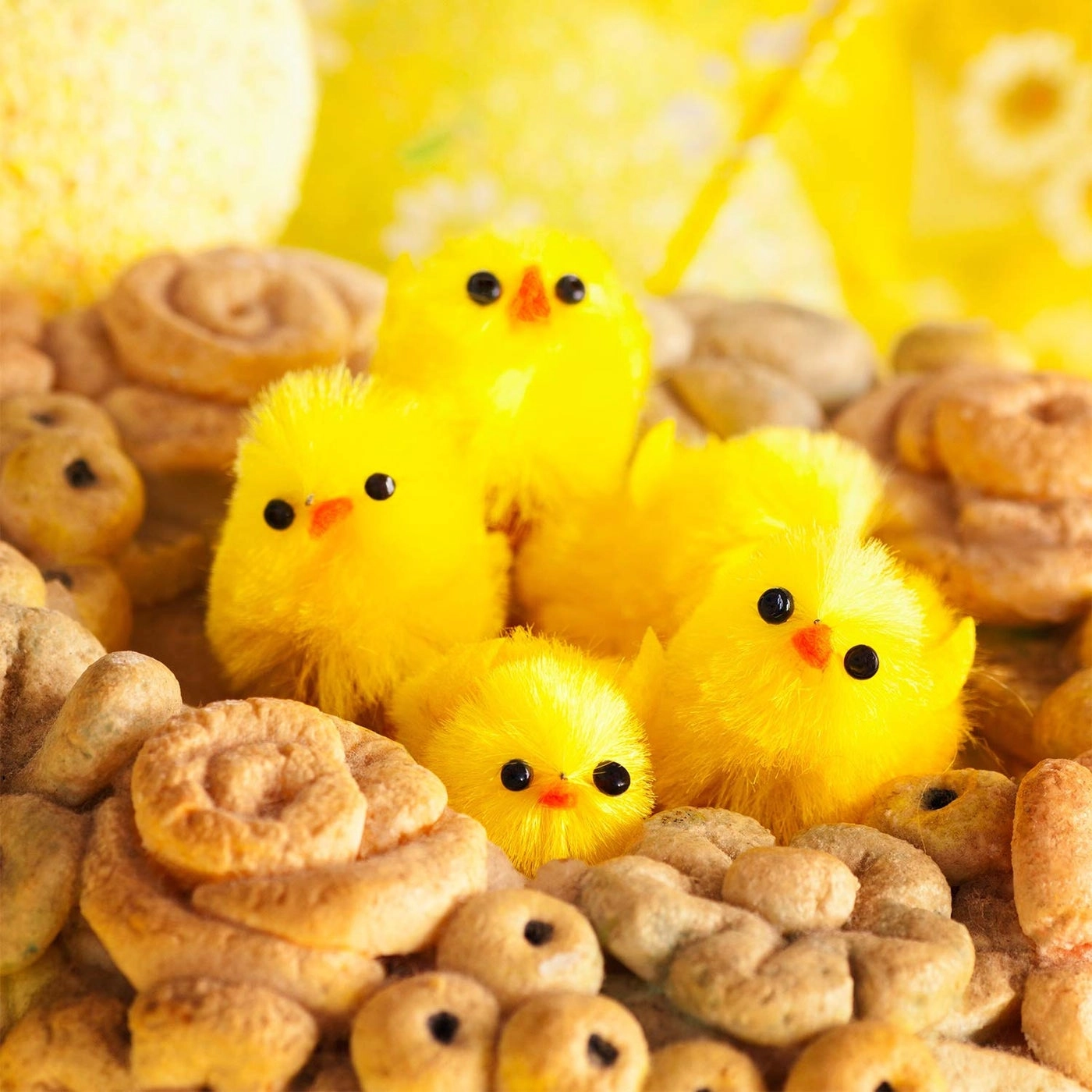Mini Easter Chicks - 46 Pcs Easter
