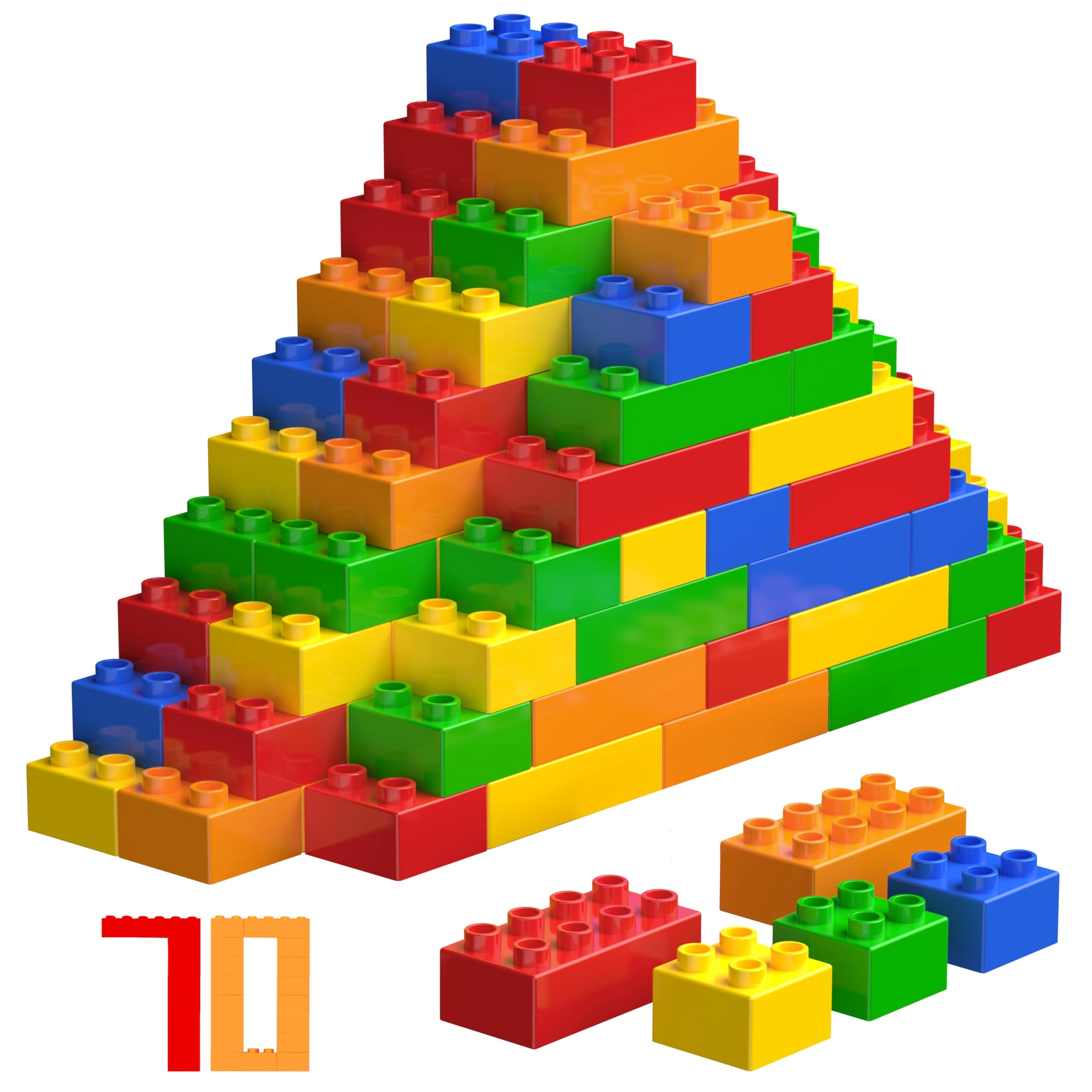 WYSWYG building blocks - 70 pcs