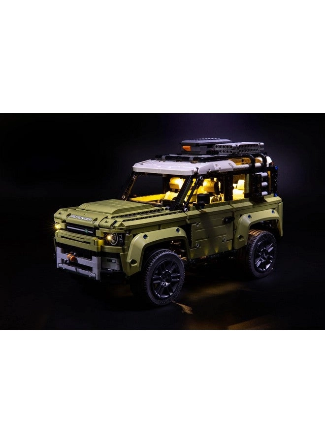 Brick Loot Deluxe Led Light Kit For Lego Land Rover Defender (42110)