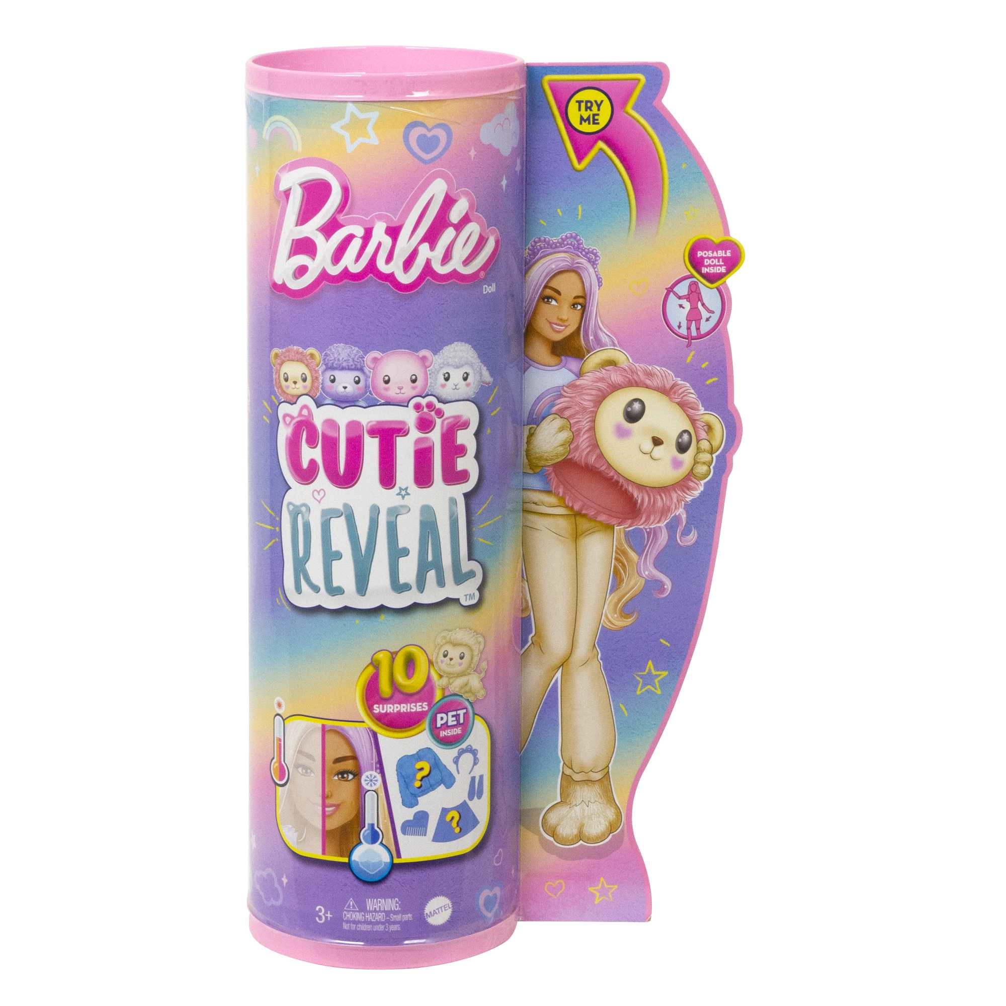 Good Vibes Bear Barbie Fashion Doll - Cutie Reveal Care Bears Series 2 10 Surprises Ages 3+