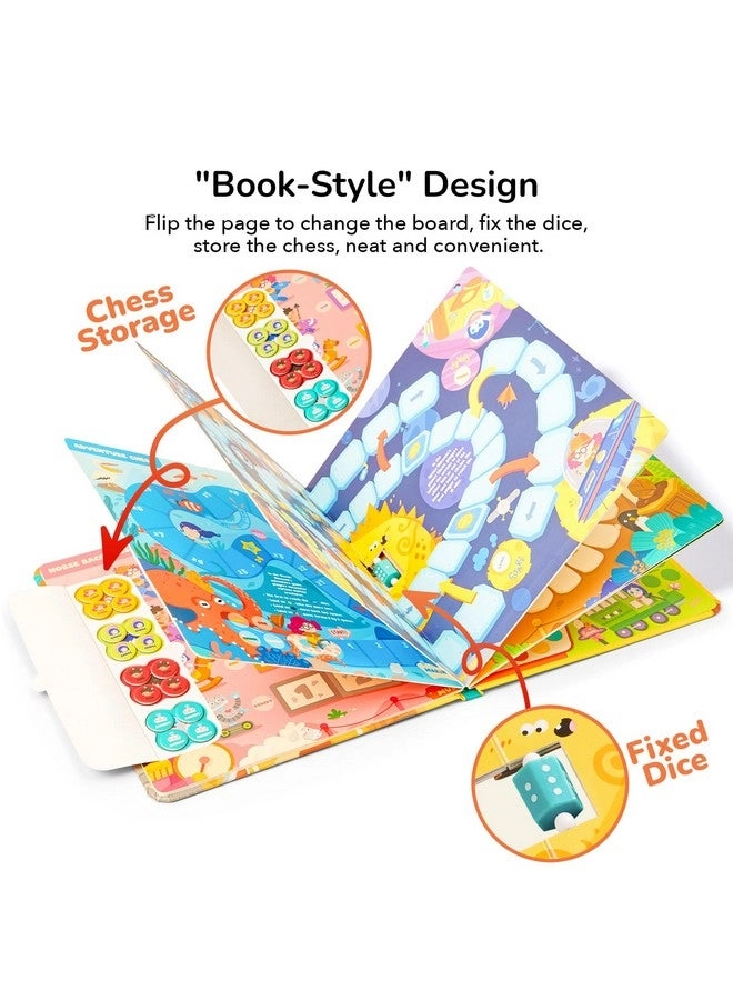 MIDEER 6-In-1 Magnetic Board Game Set - Portable Museum Adventure