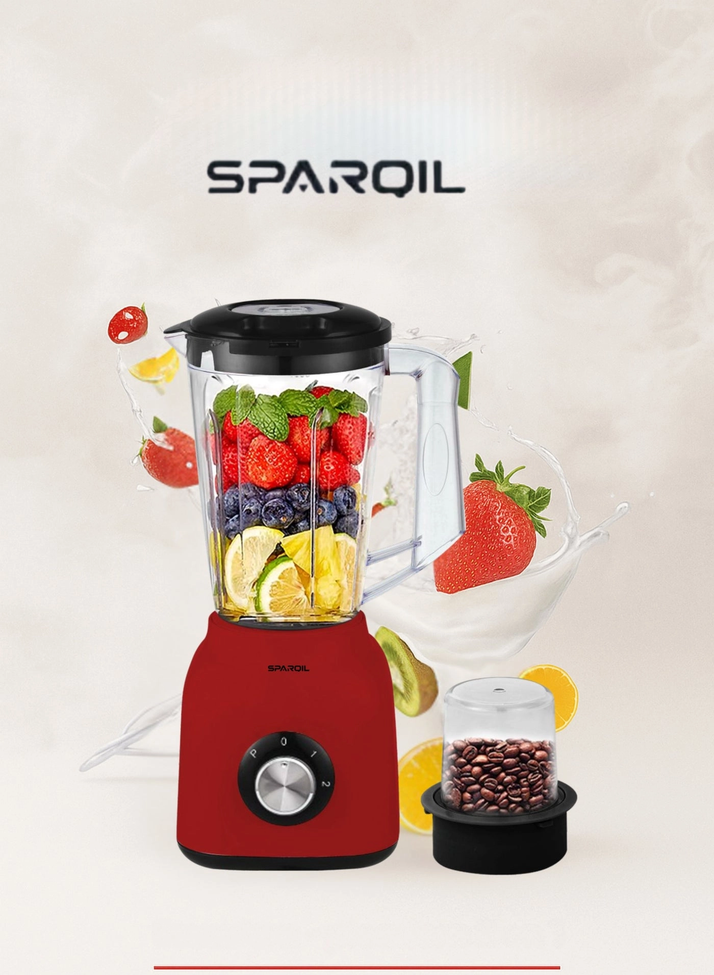 SPARQIL 2-in-1 Blender & Grinder - 600W