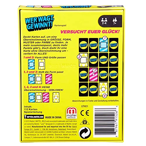 Who dares wins - Card Game (German)