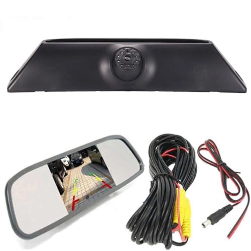 Brake Light Reversing Camera + Rear View Mirror Monitor - Night vision 628 x 586 pixels