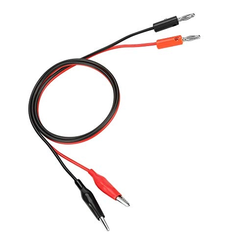 YDuupxe Banana Plug to Clip Cable - 5A 30V Banana plug to clip