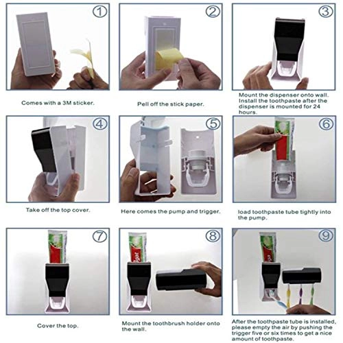 Barbie Extra Soft Electric Toothbrush - Battery Powered 3+ Years + Barbie Anticavity Toothpaste - 80g + Automatic Hands-Free Wall Mounted Toothpaste Dispenser - 5 Hole Toothbrush Holder