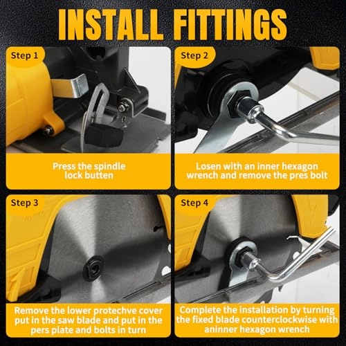 Brushless Electric Circular Saw Cordless