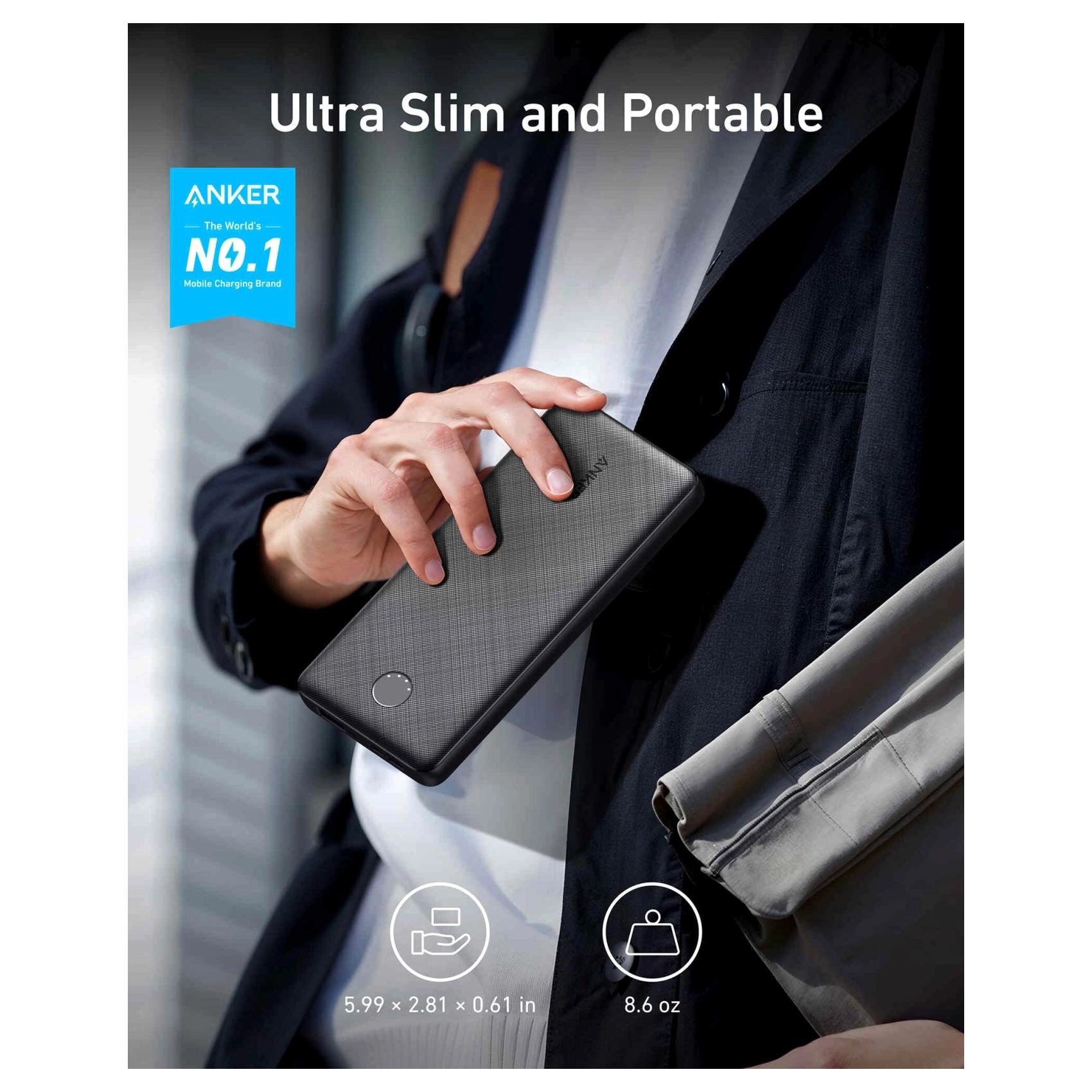 PowerCore Slim - 10000mAh 20W 12W