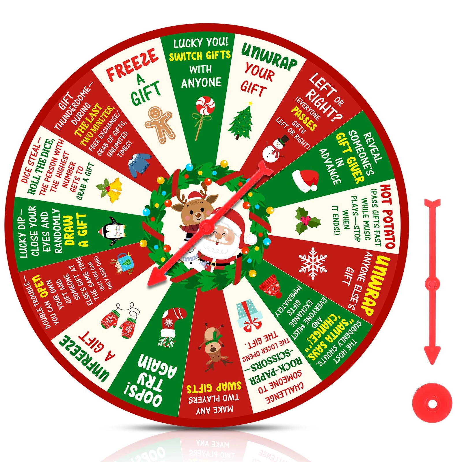 Capoda Christmas Spinner Game - Abkhazian 20 years and up