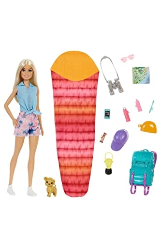 Camping Dolls - Malibu Brooklyn 10+ Accessories Ages 3+