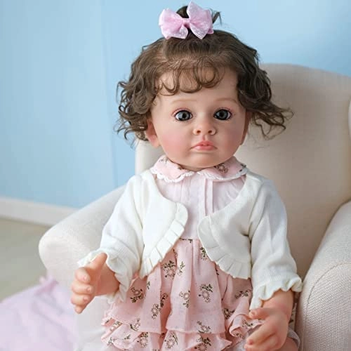 Reborn Baby Doll - 55 cm Full Body Silicone