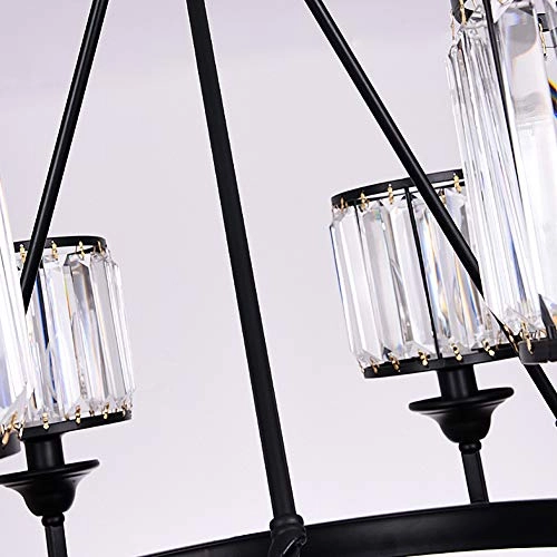 Modern Minimalist Luxury Chandelier - Black and gold 60*43cm