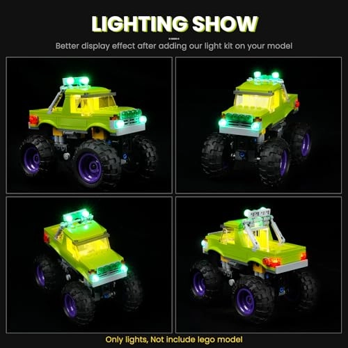 Light Kit for LEGO The Hulk Truck vs. Thanos 76312