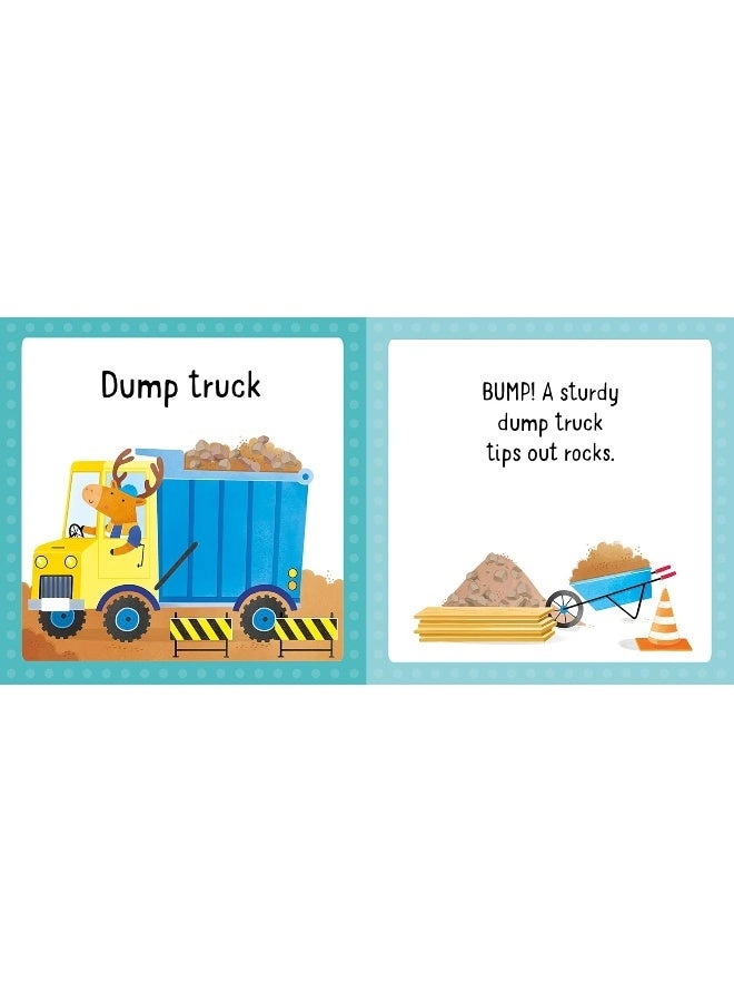 First Jigsaws and Book: Trucks - 8 pieces