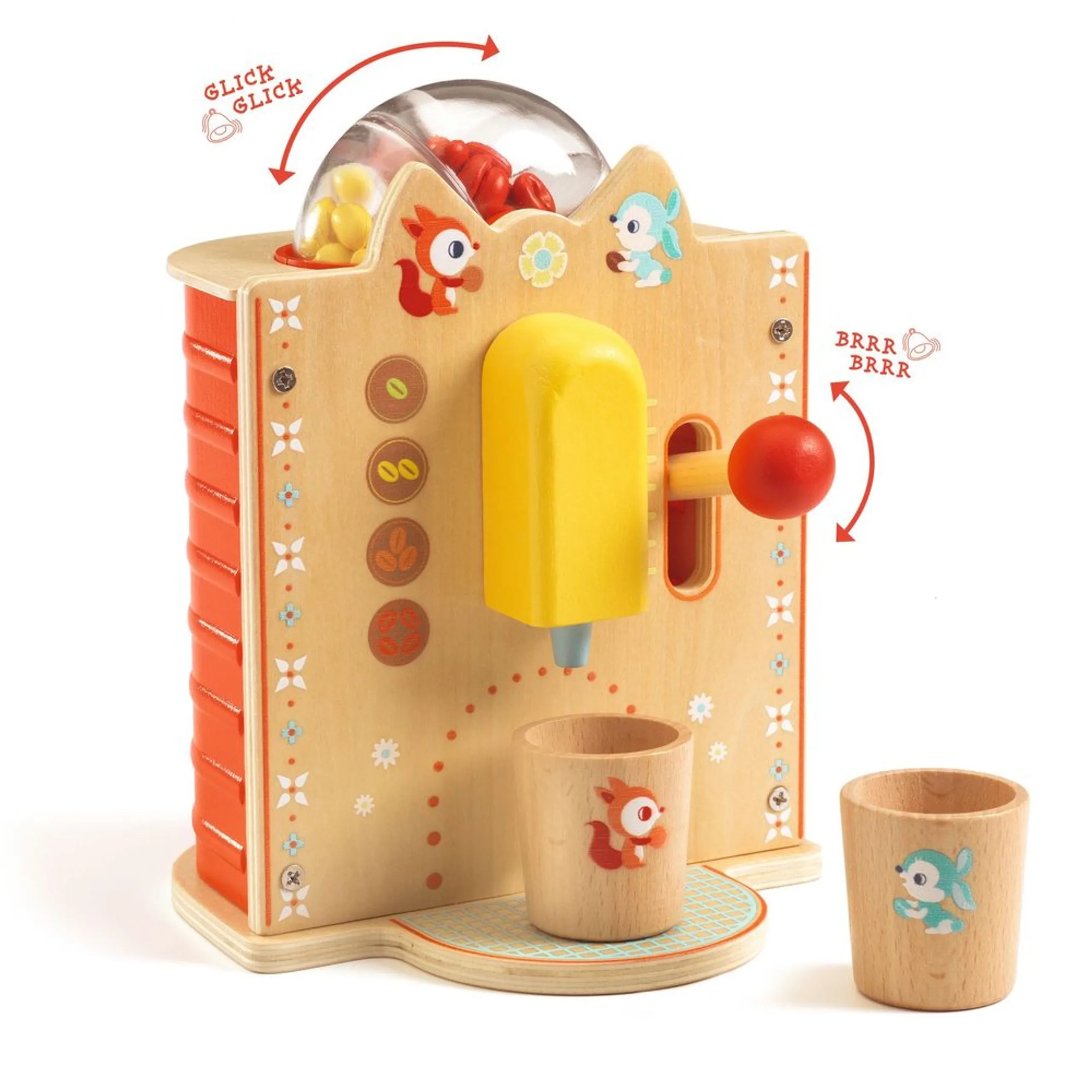 Espresso Coffee Machine Pretend Playset - 3 Pcs (637187-DJ05521)