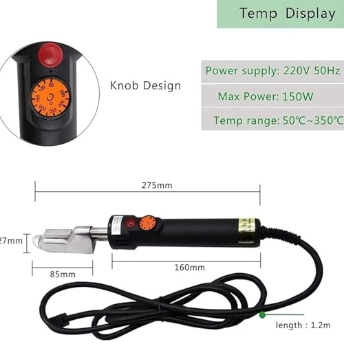Electric Leather Iron - Mini 150W 50-350C