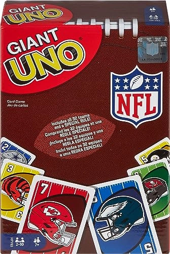 UNO: NFL - Giant Oversized Cards