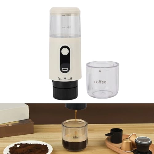 Portable Coffee Maker - 120ml coffee powder and coffee capsules