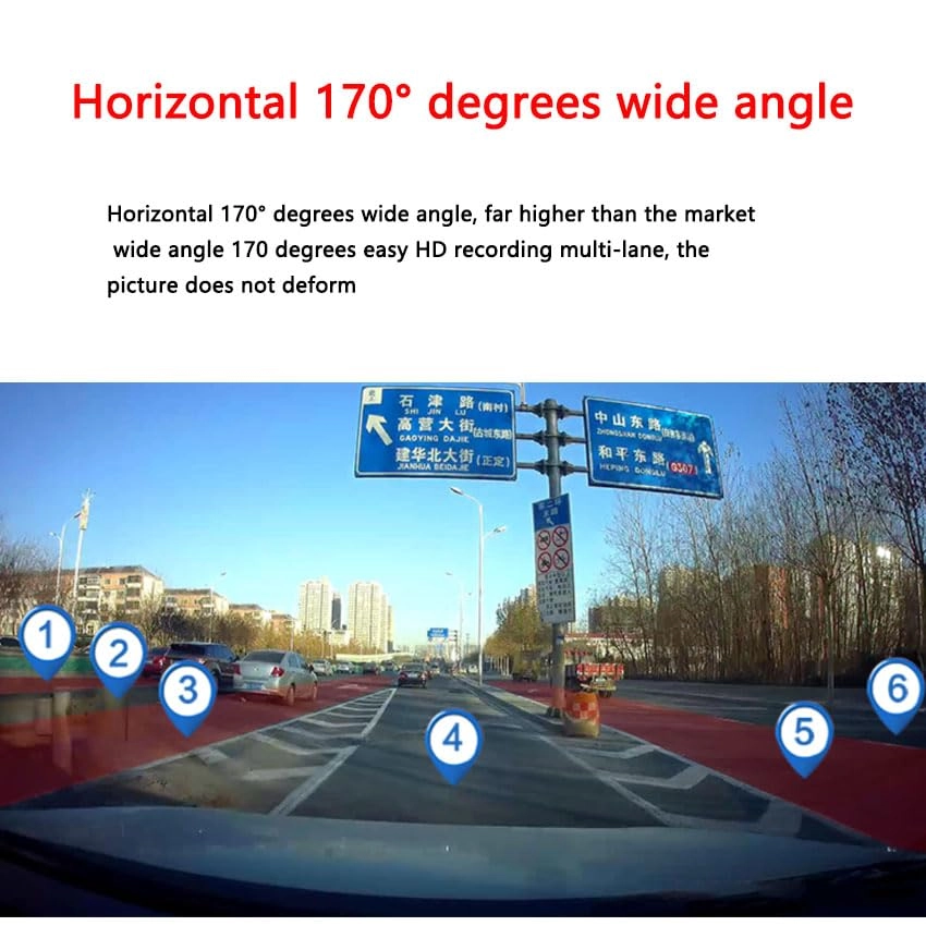 Car Front Dash Cam Camera - 4K 2160P