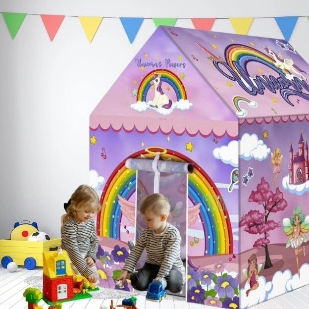 Play Tent House - Large Unicorn Theme