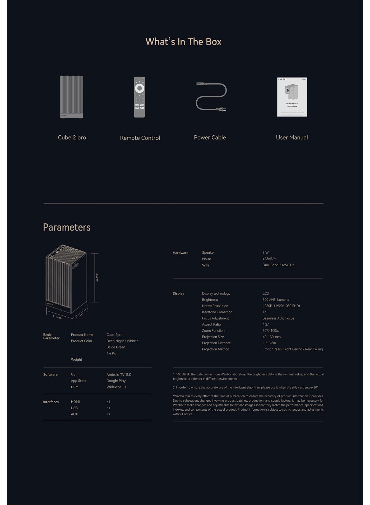 T2 Ultra 500 ANSI lumens