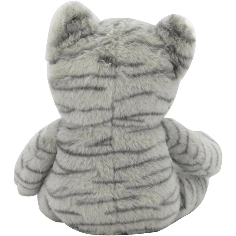 Animal Cat - 28 cm Grey/White Plush