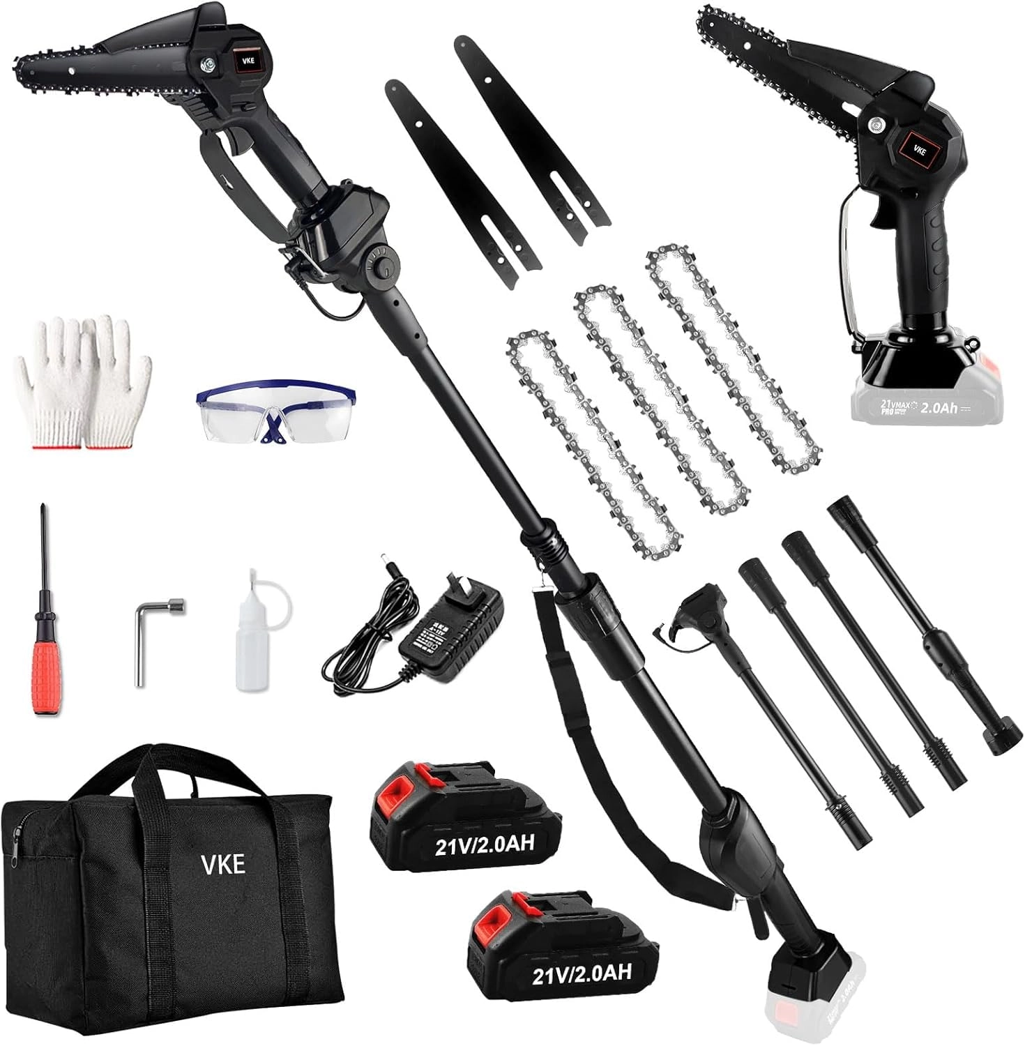 VKE 2-in-1 Mini Chainsaw - 500W