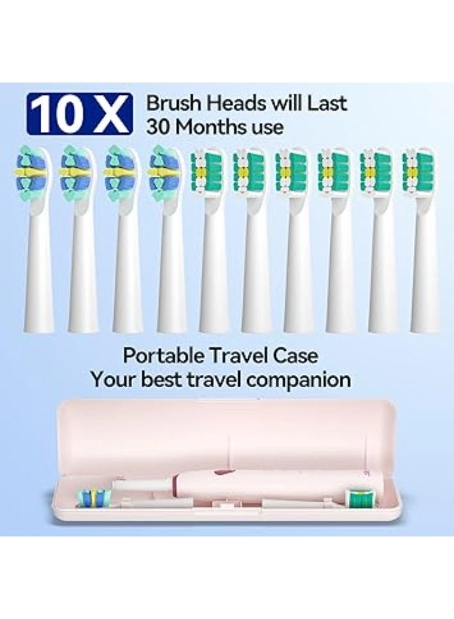 SG-2316 - 10 Brush Heads Travel Case Smart Timer